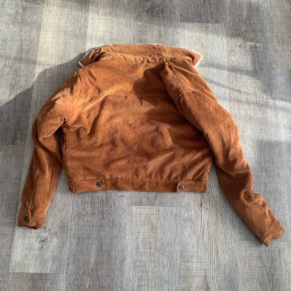 Women’s Brown Bomber Jacket - Picture 2 of 4